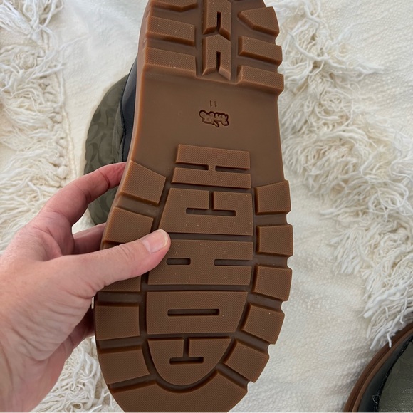 NEW Coach Kailee Nylon Winter Boots sz 11 green with box - Picture 7 of 8